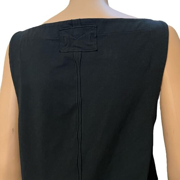 Free People We The Free Boatneck Muscle Tank Top Large Black Boho Minimalist - Picture 4 of 10